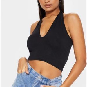 Black Halter Top